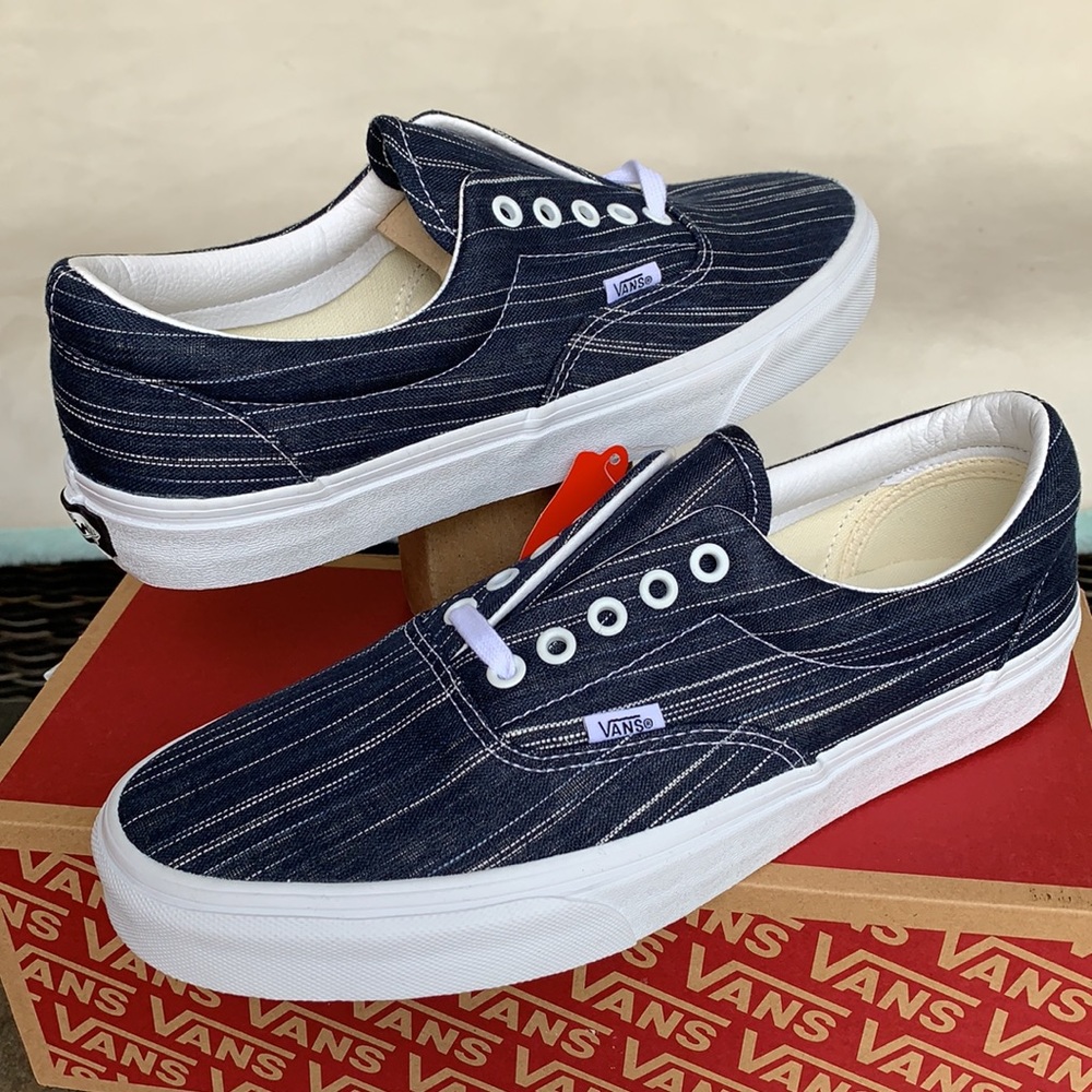 VANS ERA SUITING Dress Blues/Stripes Men’s - Picture 8 of 15